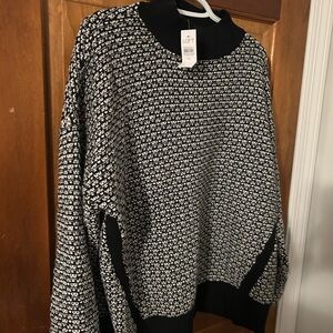 LOFT Black and White Women’s Sweater